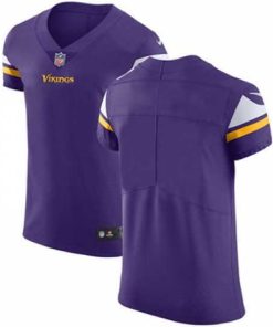 Exquisite Nike Vikings Blank Purple Team Color Stitched NFL Vapor Untouchable Elite Jersey