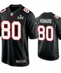 Outstanding O.J. Howard Buccaneers Black Super Bowl Lv Game Fashion Jersey