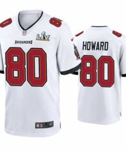 High quality O.J. Howard Buccaneers White Super Bowl Lv Game Jersey