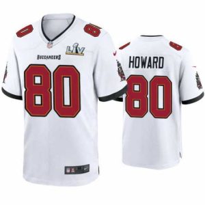High quality O.J. Howard Buccaneers White Super Bowl Lv Game Jersey