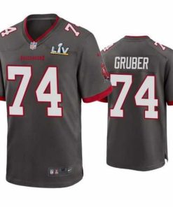 Marvelous Paul Gruber Buccaneers Pewter Super Bowl Lv Game Jersey