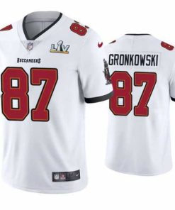 Marvelous Rob Gronkowski Buccaneers White Super Bowl Lv Vapor Limited Jersey