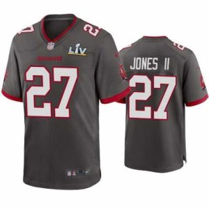 Outstanding Ronald Jones Ii Buccaneers Pewter Super Bowl Lv Game Jersey