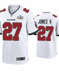 Premium Ronald Jones Ii Buccaneers White Super Bowl Lv Game Jersey