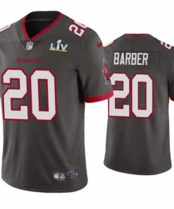 High quality Ronde Barber Buccaneers Pewter Super Bowl Lv Vapor Limited Jersey