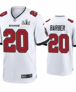 Finest Ronde Barber Buccaneers White Super Bowl Lv Game Jersey