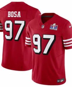Superior San Francisco 49ers 97 Nick Bosa New Red 2023 F.U.S.E  Vapor Untouchable Limited Stitched Football 2024 Super Bowl LVIII Jersey