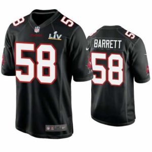 Finest Shaquil Barrett Buccaneers Black Super Bowl Lv Game Fashion Jersey