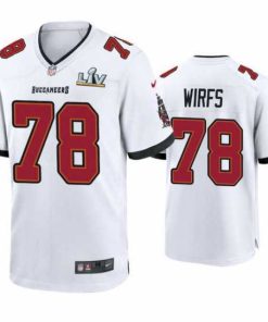 Premium Tristan Wirfs Buccaneers White Super Bowl Lv Game Jersey