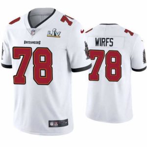 Premium Tristan Wirfs Buccaneers White Super Bowl Lv Vapor Limited Jersey