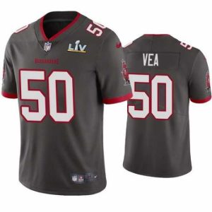 Finest Vita Vea Buccaneers Pewter Super Bowl Lv Vapor Limited Jersey