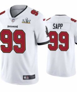 Exceptional Warren Sapp Buccaneers White Super Bowl Lv Vapor Limited Jersey