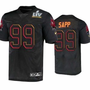 Premium Warren Sapp Tampa Bay Buccaneers Black Super Bowl Lv Jersey