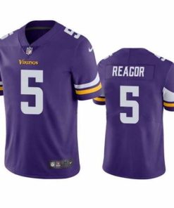Superior Men's Minnesota Vikings #5 Jalen Reagor Purple Vapor Untouchable Stitched Jersey