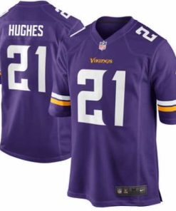 Premium Men's Minnesota Vikings Mike Hughes Nike Purple 2018 NFL Draft First Round Pick Elite Jersey