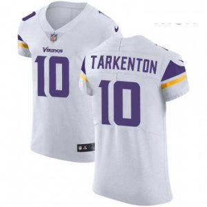 Exceptional Mens Nike Minnesota Vikings 10 Fran Tarkenton White Vapor Untouchable Elite Player NFL Jersey