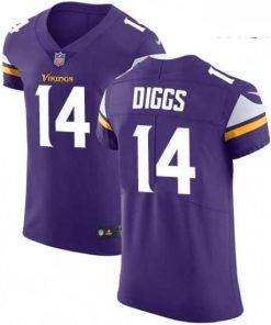 Premium Mens Nike Minnesota Vikings 14 Stefon Diggs Purple Team Color Vapor Untouchable Elite Player NFL Jersey