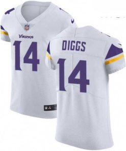 Exquisite Mens Nike Minnesota Vikings 14 Stefon Diggs White Vapor Untouchable Elite Player NFL Jersey