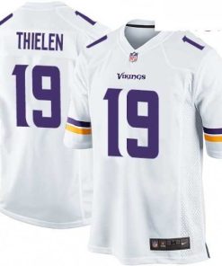 Superior Mens Nike Minnesota Vikings 19 Adam Thielen Game White NFL Jersey