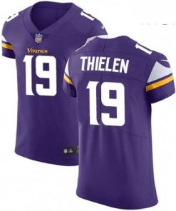 High quality Mens Nike Minnesota Vikings 19 Adam Thielen Purple Team Color Vapor Untouchable Elite Player NFL Jersey