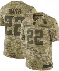 Superior Mens Nike Minnesota Vikings 22 Harrison Smith Limited Camo 2018 Salute to Service NFL Jersey