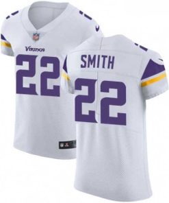 Premium Mens Nike Minnesota Vikings 22 Harrison Smith White Vapor Untouchable Elite Player NFL Jersey