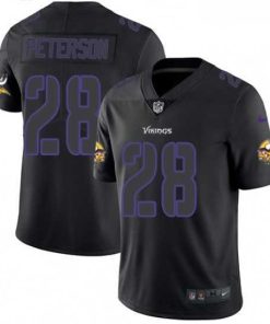 Superior Mens Nike Minnesota Vikings 28 Adrian Peterson Limited Black Rush Impact NFL Jersey