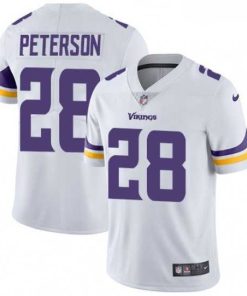 Finest Mens Nike Minnesota Vikings 28 Adrian Peterson White Vapor Untouchable Limited Player NFL Jersey