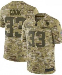 Exquisite Mens Nike Minnesota Vikings 33 Dalvin Cook Limited Camo 2018 Salute to Service NFL Jersey