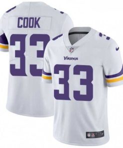 Marvelous Mens Nike Minnesota Vikings 33 Dalvin Cook White Vapor Untouchable Limited Player NFL Jersey