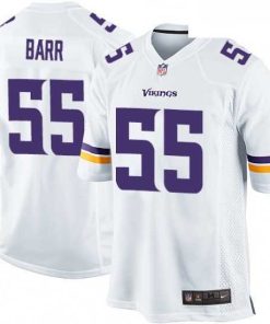 Outstanding Mens Nike Minnesota Vikings 55 Anthony Barr Game White NFL Jersey