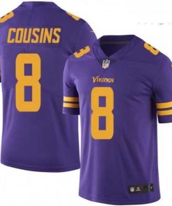 High quality Mens Nike Minnesota Vikings 8 Kirk Cousins Limited Purple Rush Vapor Untouchable NFL Jersey