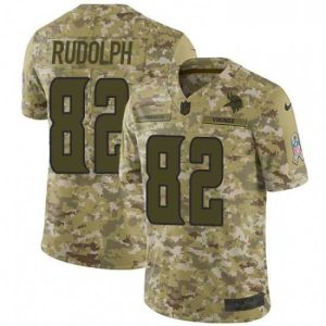 Exceptional Mens Nike Minnesota Vikings 82 Kyle Rudolph Limited Camo 2018 Salute to Service NFL Jersey
