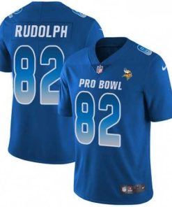 Exceptional Mens Nike Minnesota Vikings 82 Kyle Rudolph Limited Royal Blue 2018 Pro Bowl NFL Jersey