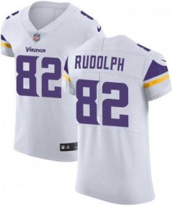 Premium Mens Nike Minnesota Vikings 82 Kyle Rudolph White Vapor Untouchable Elite Player NFL Jersey