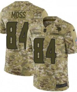 Outstanding Mens Nike Minnesota Vikings 84 Randy Moss Limited Camo 2018 Salute to Service NFL Jersey
