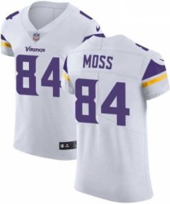 High quality Mens Nike Minnesota Vikings 84 Randy Moss White Vapor Untouchable Elite Player NFL Jersey
