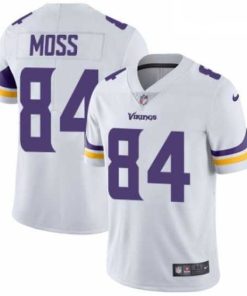Gorgeous Mens Nike Minnesota Vikings 84 Randy Moss White Vapor Untouchable Limited Player NFL Jersey