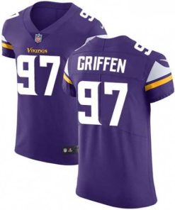 Premium Mens Nike Minnesota Vikings 97 Everson Griffen Purple Team Color Vapor Untouchable Elite Player NFL Jersey