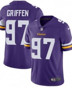 Exquisite Mens Nike Minnesota Vikings 97 Everson Griffen Purple Team Color Vapor Untouchable Limited Player NFL Jersey