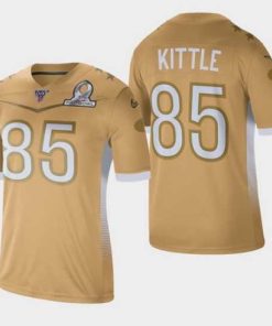 Superior Men's San Francisco 49ers #85 George Kittle 2020 NFC Pro Bowl Game Jersey