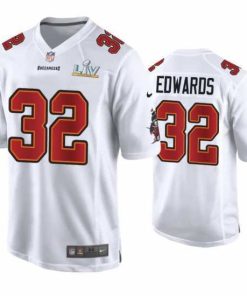 Exceptional Mike Edwards Buccaneers White Super Bowl Lv Game Fashion Jersey