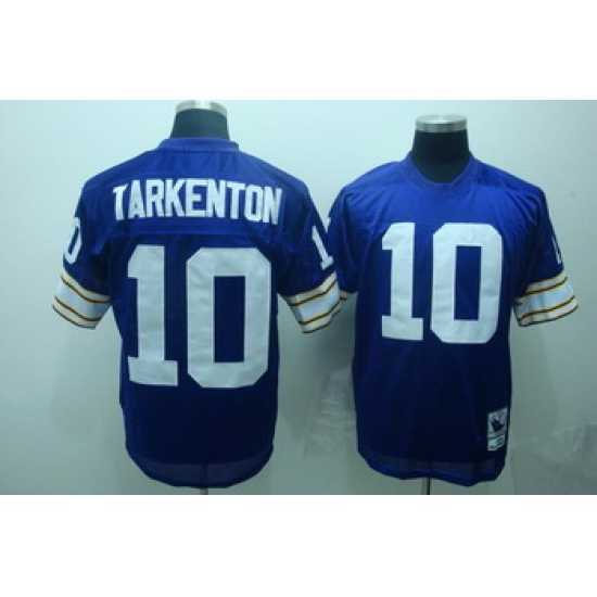 Finest Minnesota Vikings 10 Fran Tarkenton Purple Jerseys Throwback