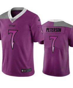 Marvelous Minnesota Vikings 7 Patrick Peterson Purple Vapor Limited City Edition NFL Jersey