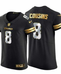 Marvelous Minnesota Vikings 8 Kirk Cousins Nike Black Edition Vapor Untouchable Elite NFL Jersey