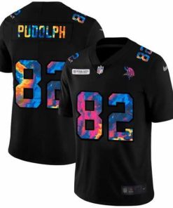 Premium Minnesota Vikings 82 Kyle Rudolph Nike Multi Color Black 2020 NFL Crucial Catch Vapor Untouchable Limited Jersey