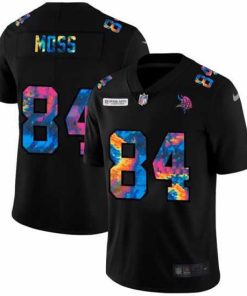 Exquisite Minnesota Vikings 84 Randy Moss Nike Multi Color Black 2020 NFL Crucial Catch Vapor Untouchable Limited Jersey
