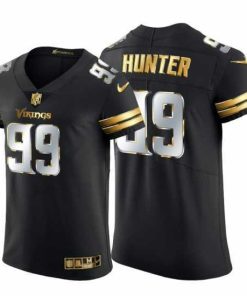 Outstanding Minnesota Vikings 99 Danielle Hunter Nike Black Edition Vapor Untouchable Elite NFL Jersey