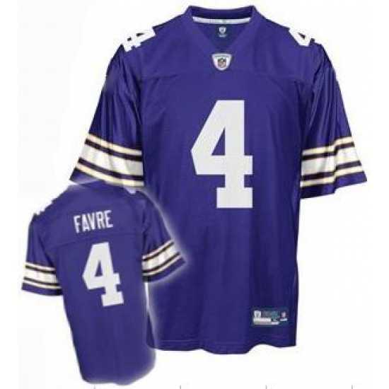 High quality Minnesota Vikings jerseys 4 Brett Favre throwback jersey