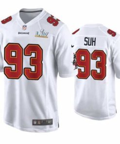 High quality Ndamukong Suh Buccaneers White Super Bowl Lv Game Fashion Jersey